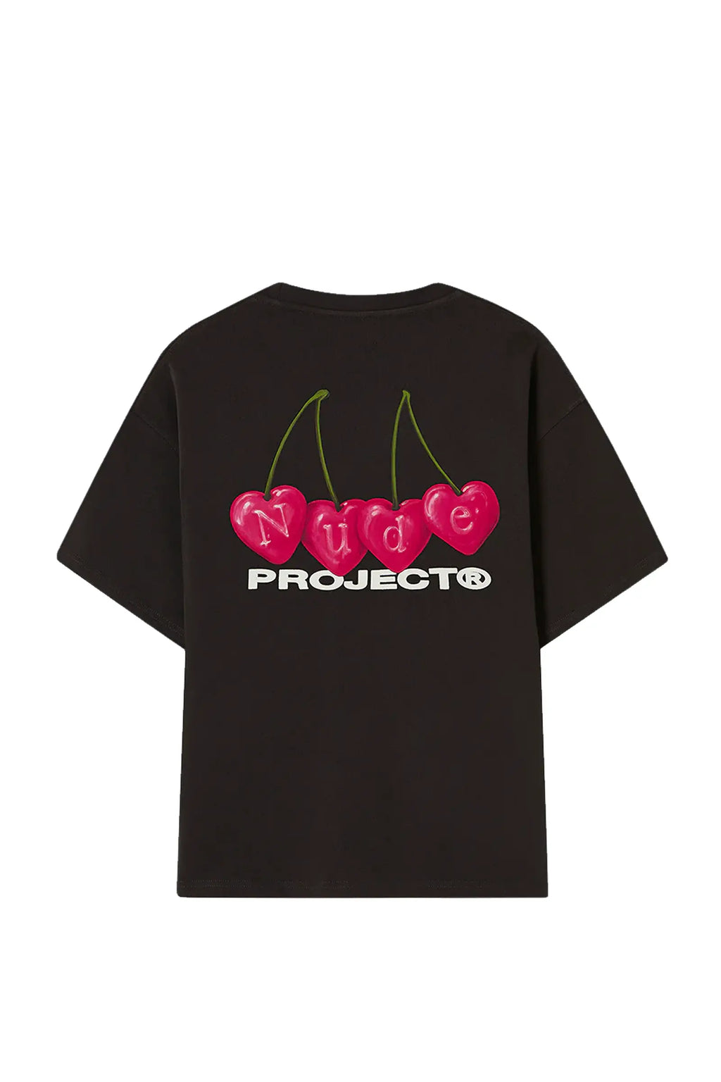 Polera Nude Project Cherry Negra