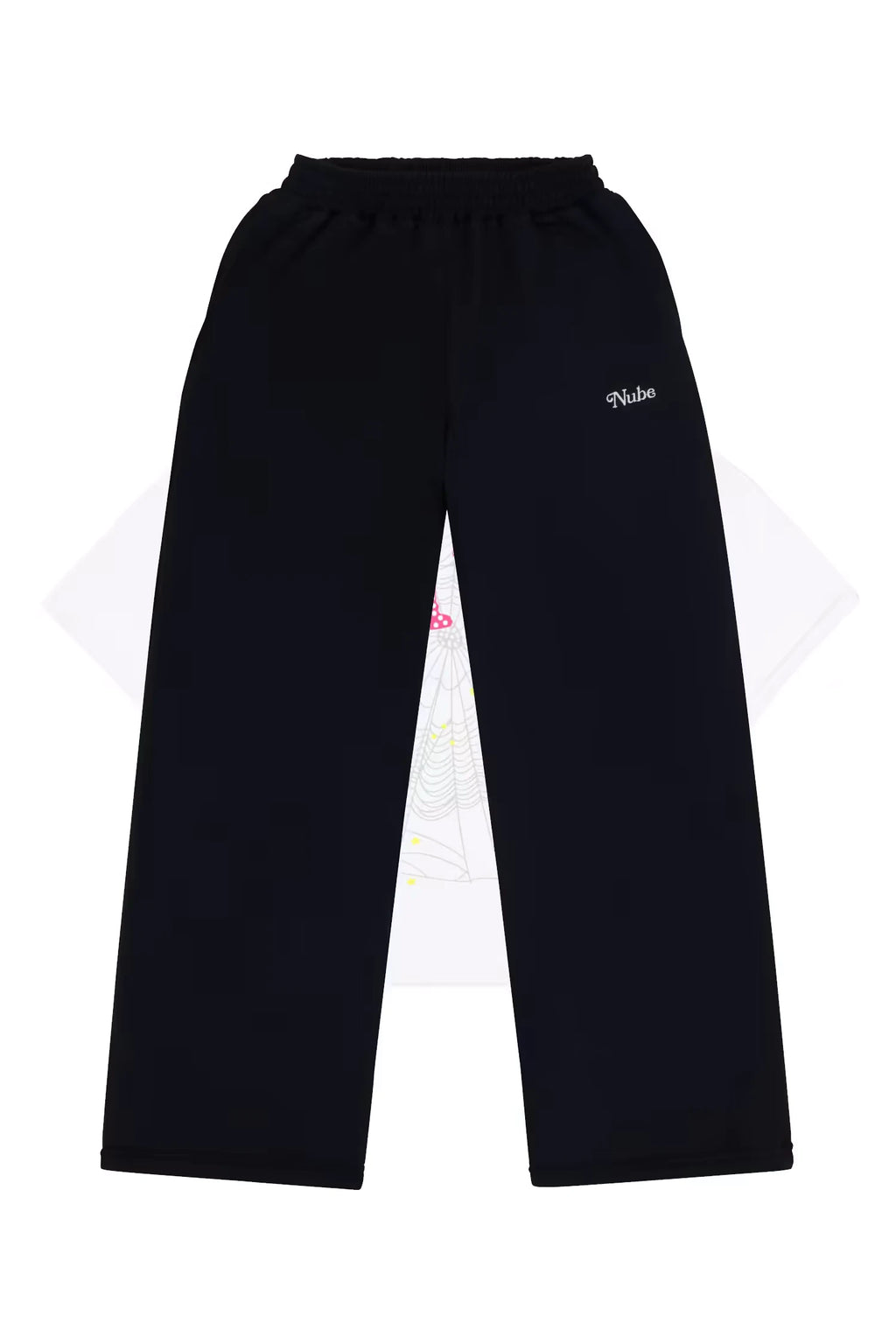 Pantalon Buzo Nube Básico Baggy Negro