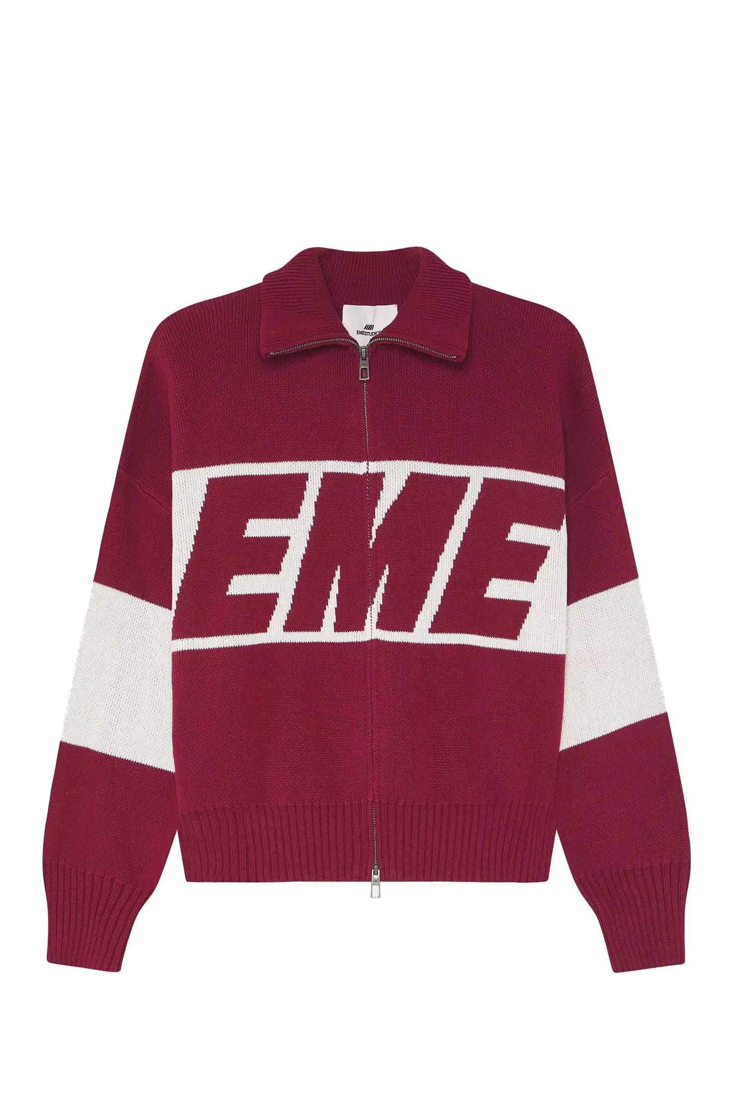Sweater EmeStudios Thrill Zipper Burgundy
