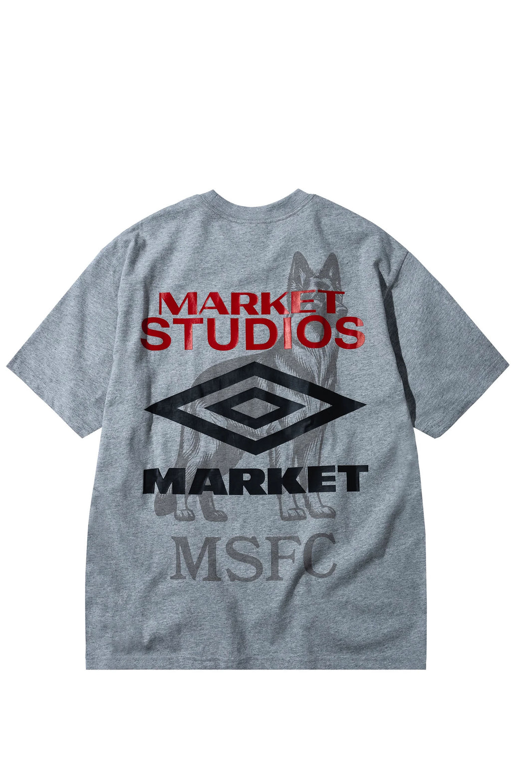 Polera Market x Umbro Running Man Gris