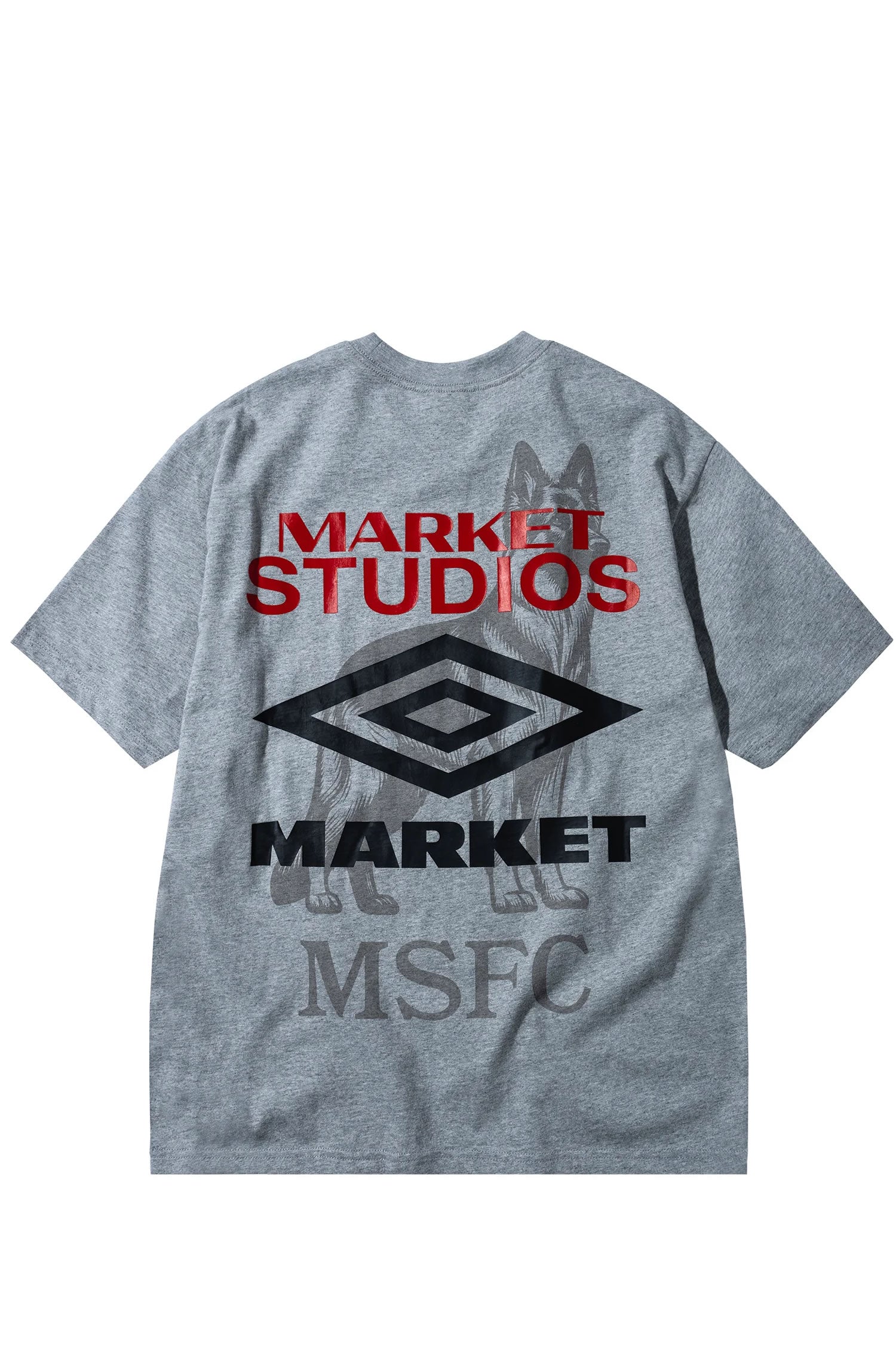 Polera Market x Umbro Running Man Gris