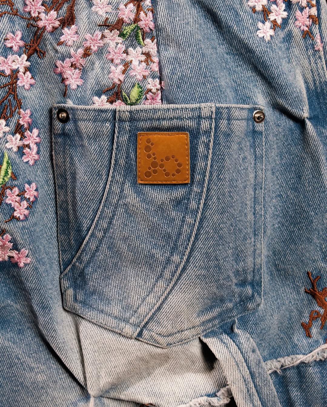 Pantalon Badson Cherry Blossom Denim Azul