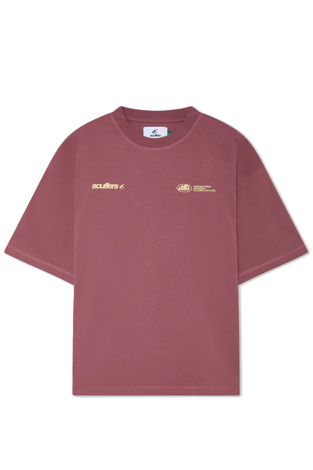 Polera Scuffers Sign Burgundy