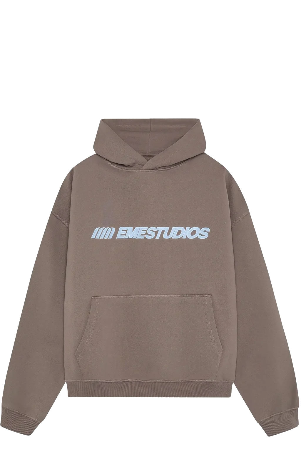 Poleron Emestudios Metro Choco Oversized Gris