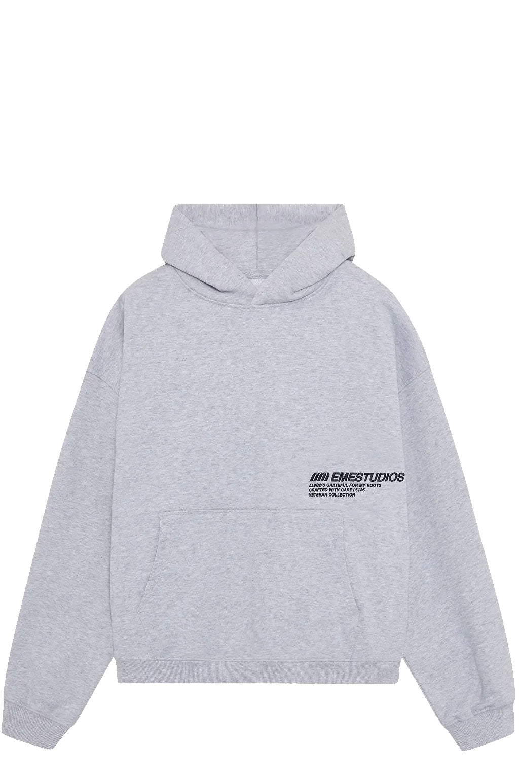 Poleron Emestudios Roots Heather Oversized Gris