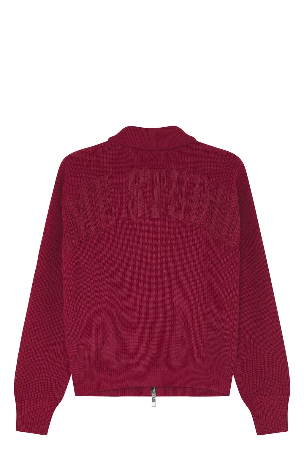 Sweater Emestudios Collar Redwood Zipper Knit