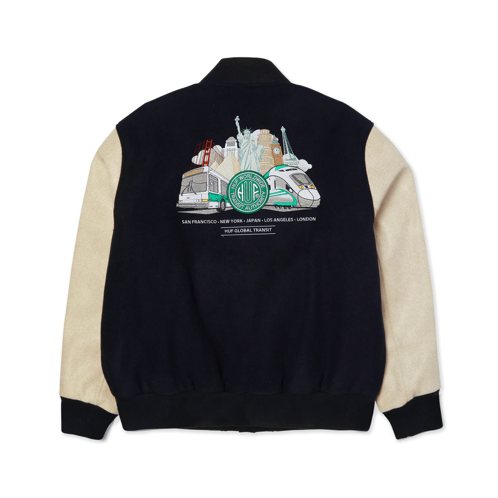 Chaqueta HUF Transit Varsity Navy