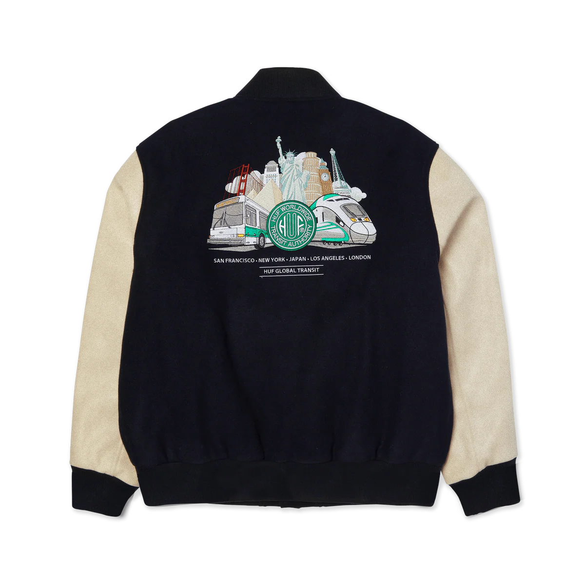 Chaqueta HUF Transit Varsity Navy