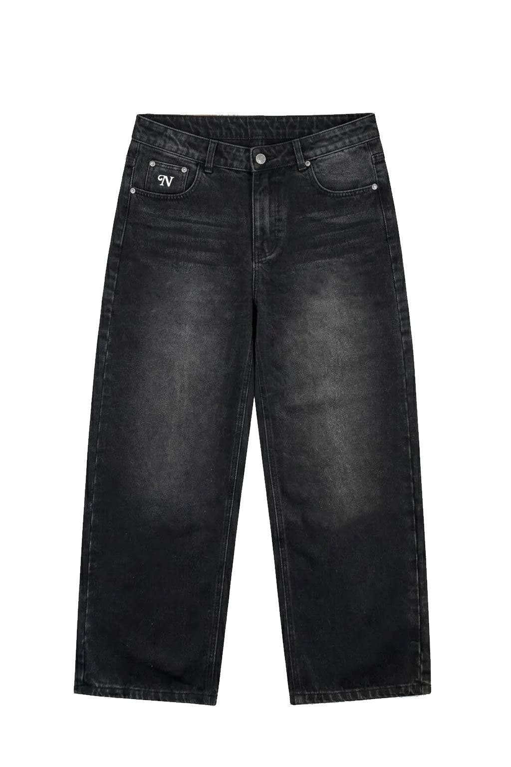 Pantalon Nube Small N Baggy Washed Black