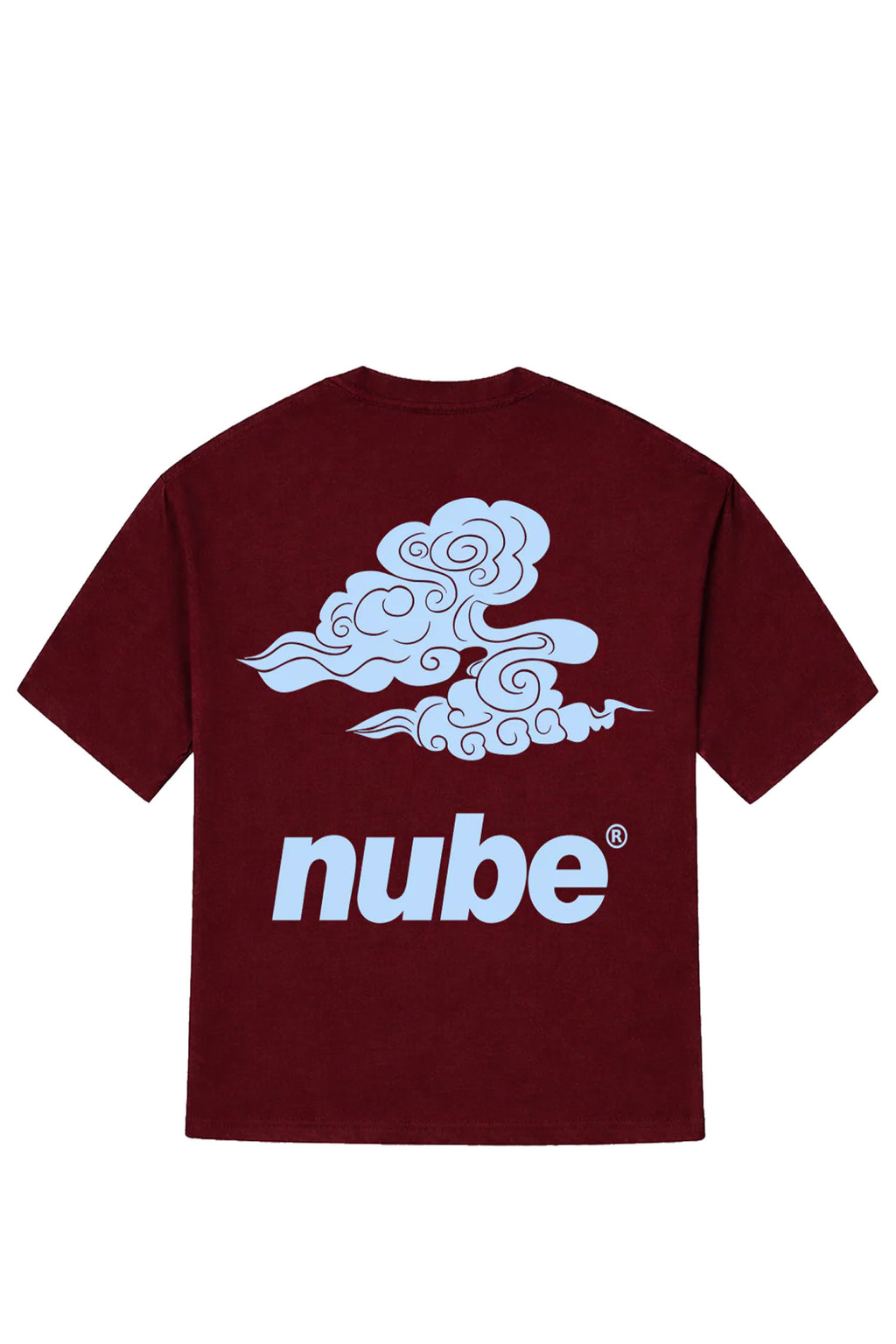 Polera Nube Boxy Kinton Burgundy