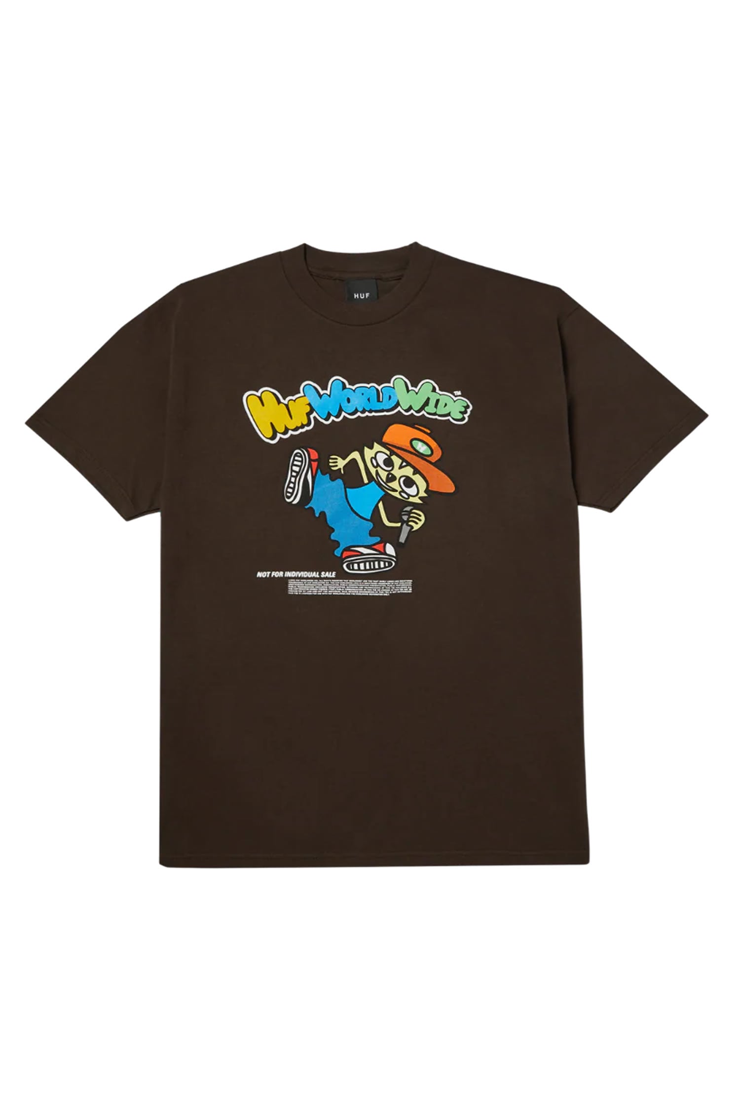 Polera HUF Chop Kick Block Bison