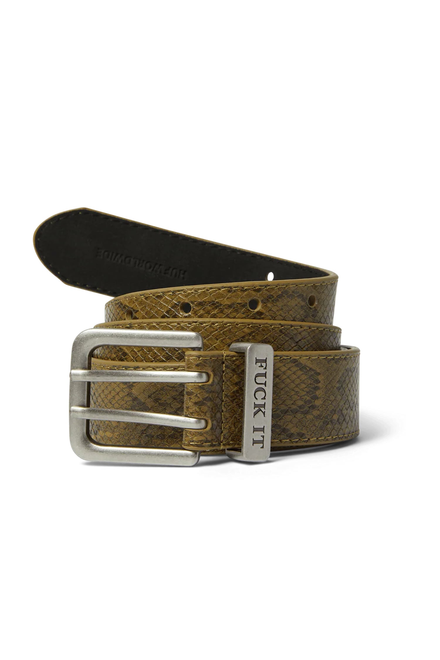 Cinturon HUF Fuck It Snakeskin Belt