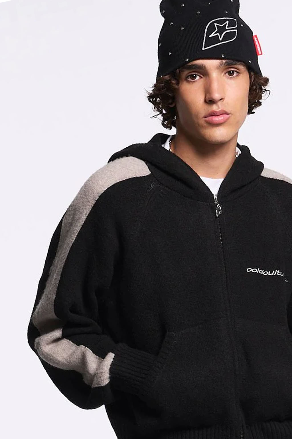 Sweater Cold Culture Vibrant Teddy Black