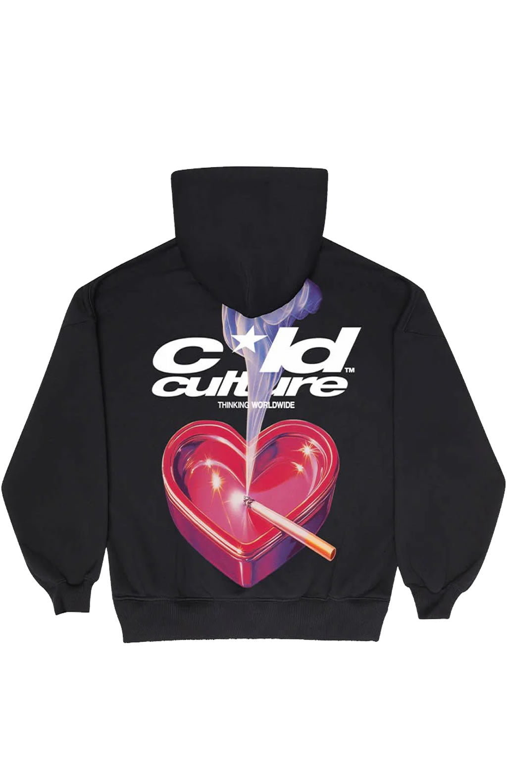 Poleron Cold Culture Heart Ashtray Negro