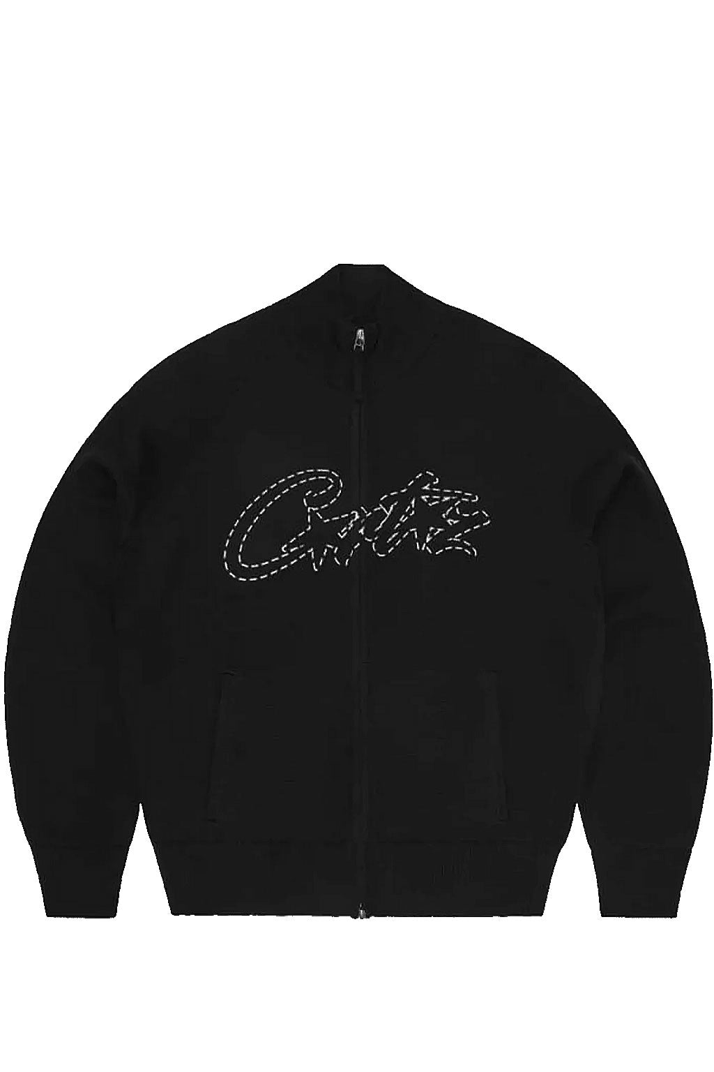Sweater Corteiz Allstarz Zip Up Negro