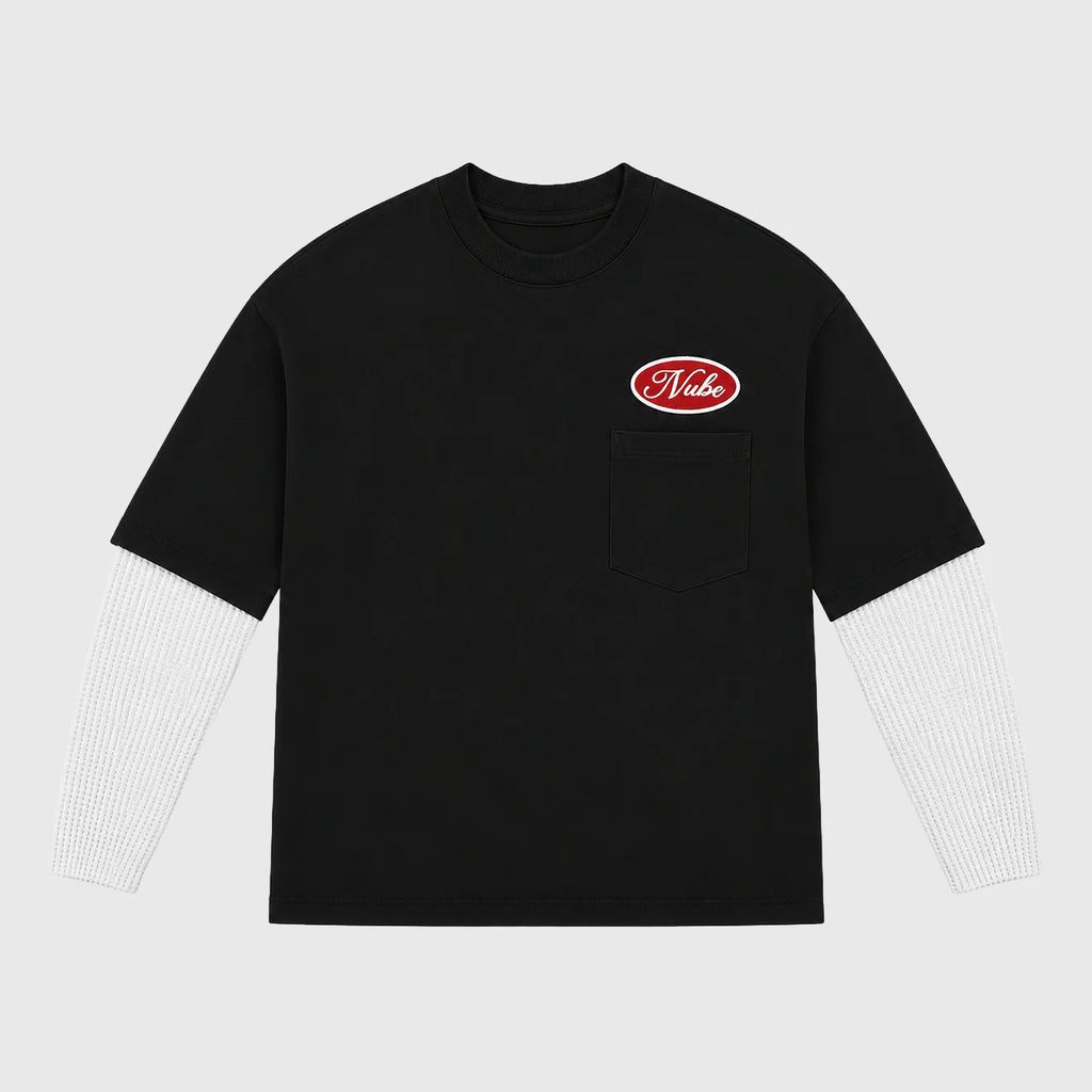 Polera Nube Seven Horses Waffle Fake Long Sleeve