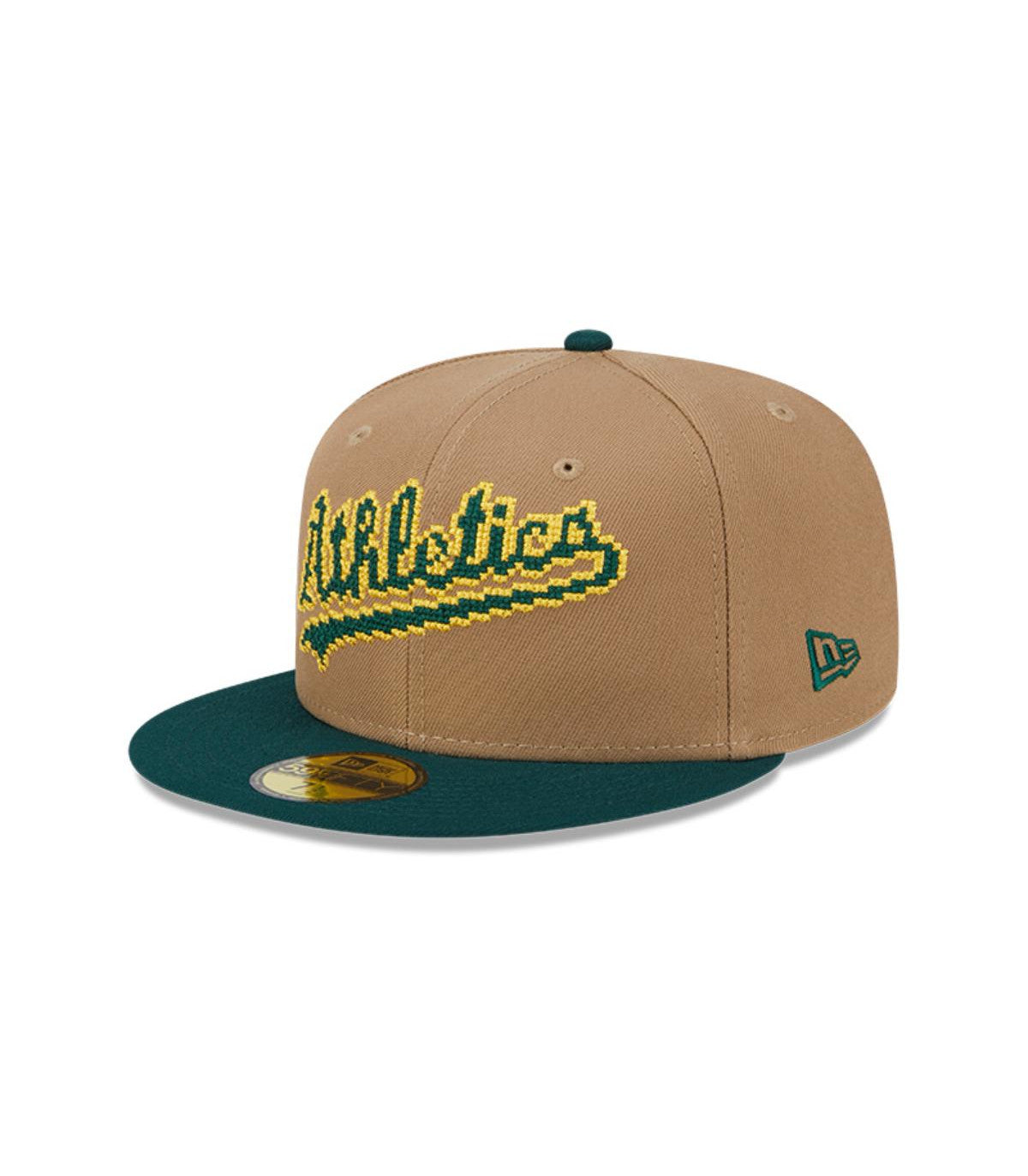 Gorra New Era 59 Fifty Oakland Athletics 8 Bit Verde