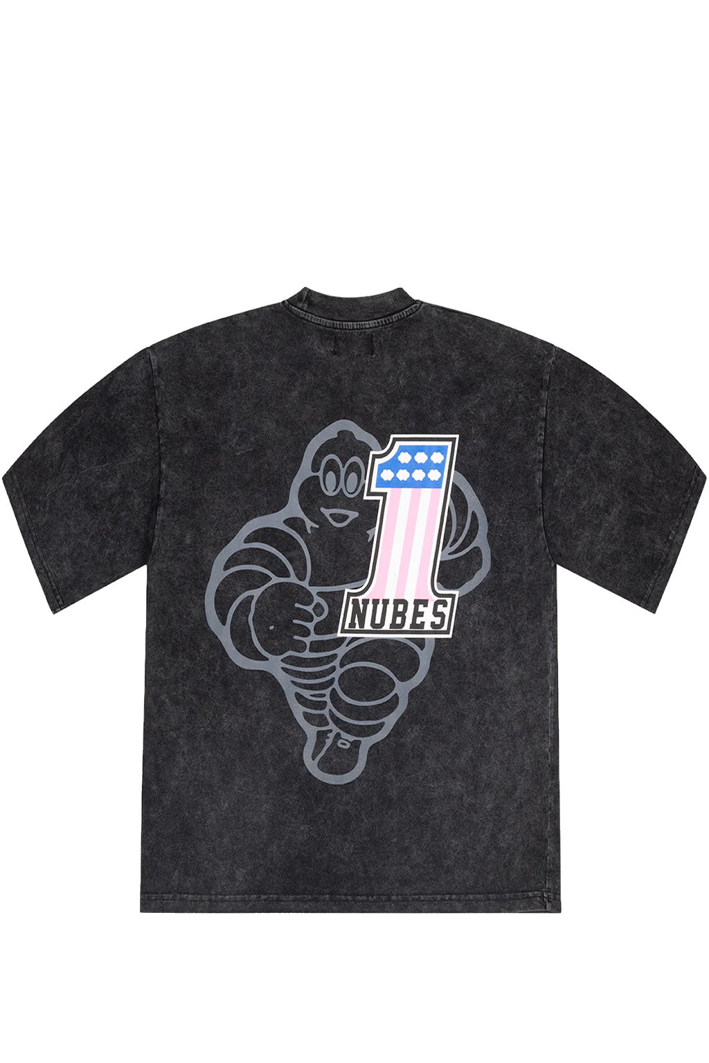 Polera Nube Nubaru Racing Washed Black