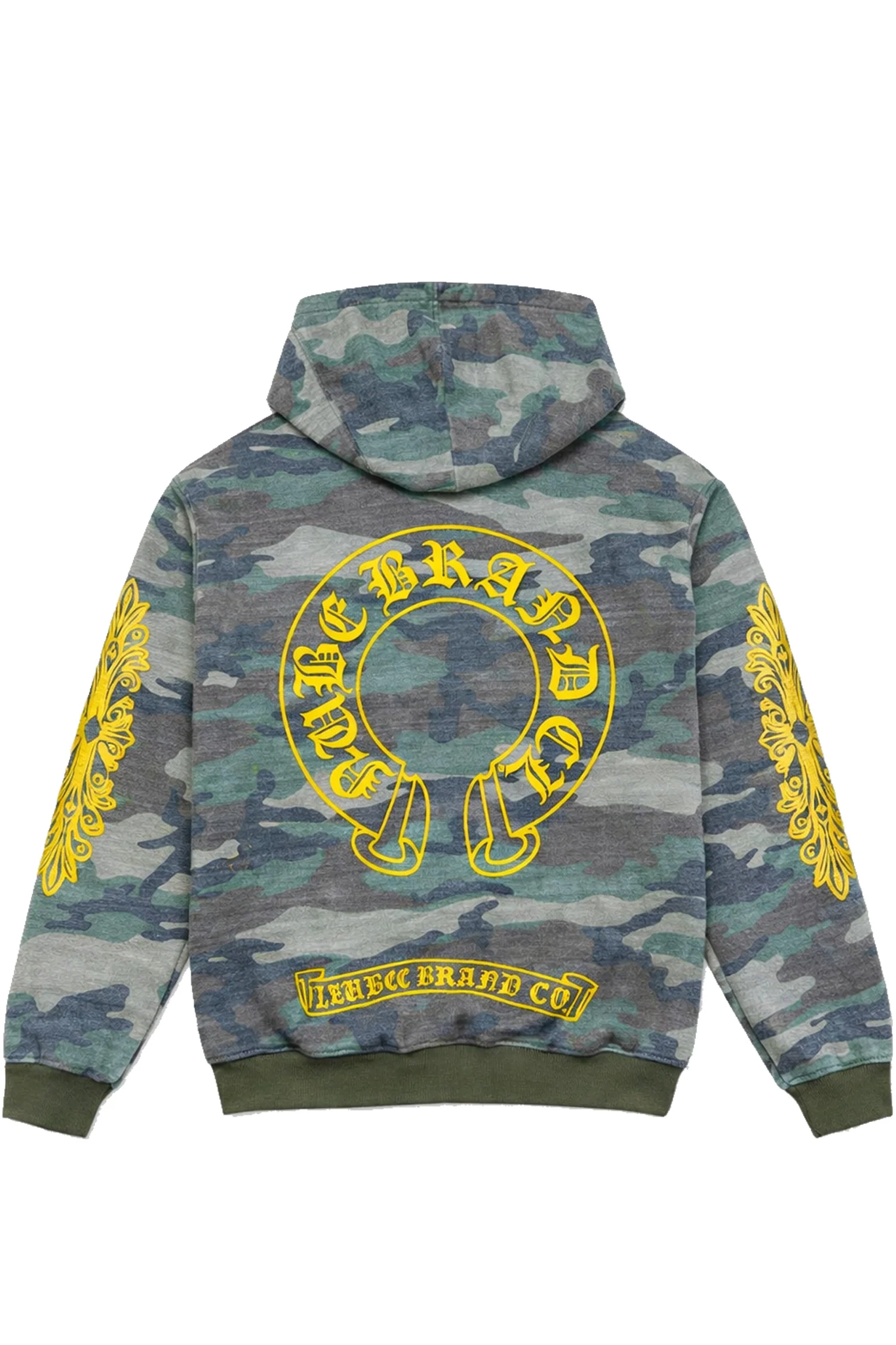 Poleron Nube Zip Heavyweight Chrome Clouds Camo