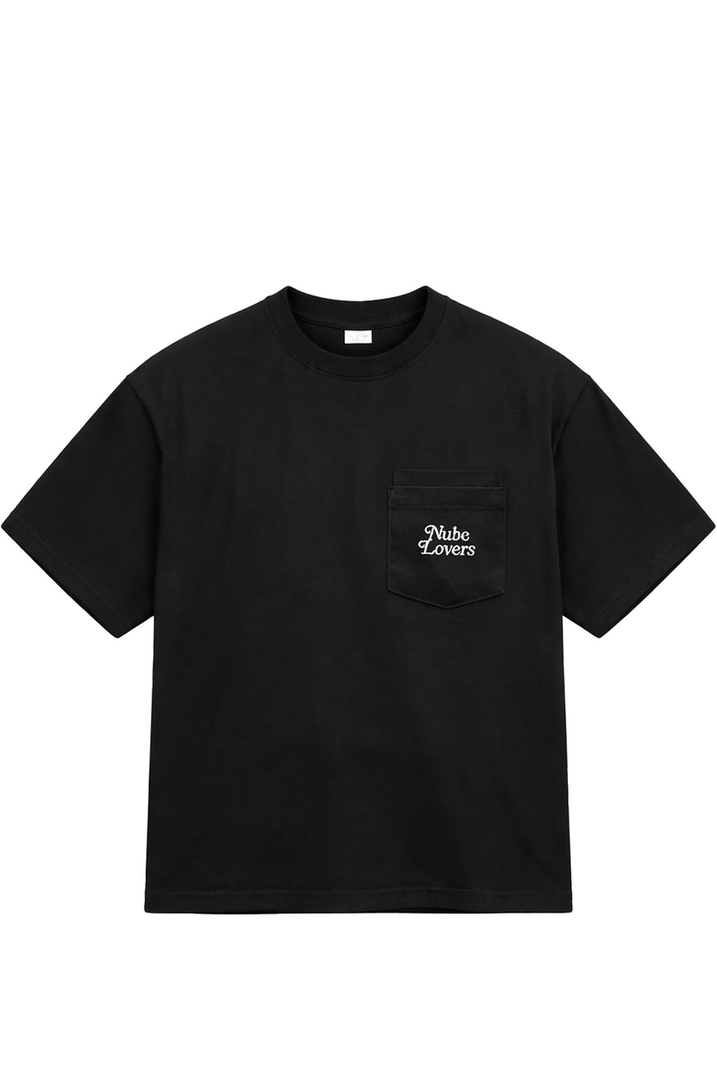 Polera Nube Boxy Lovers Double Pocket Negra