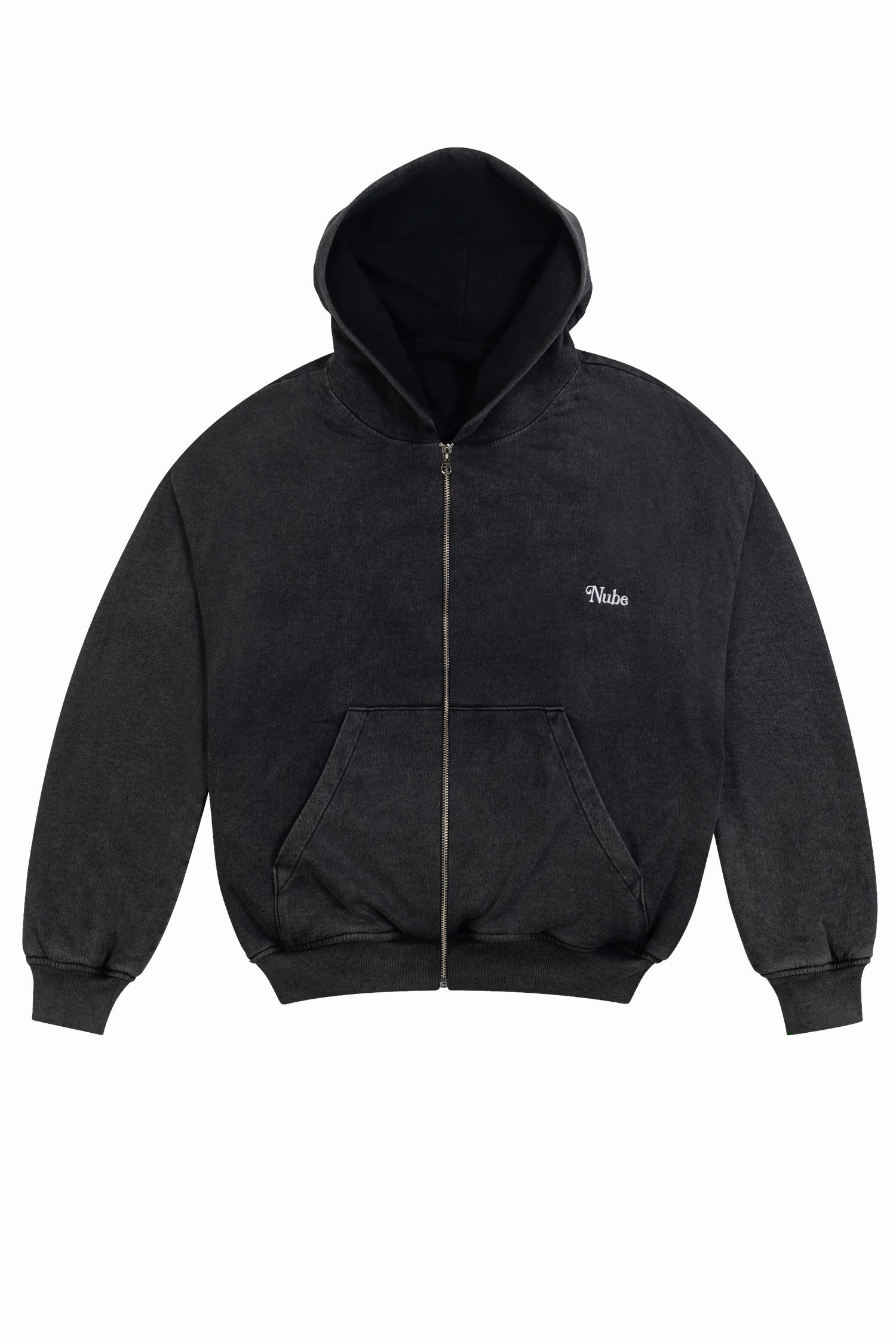 Poleron Nube Zip Up Basico Washed