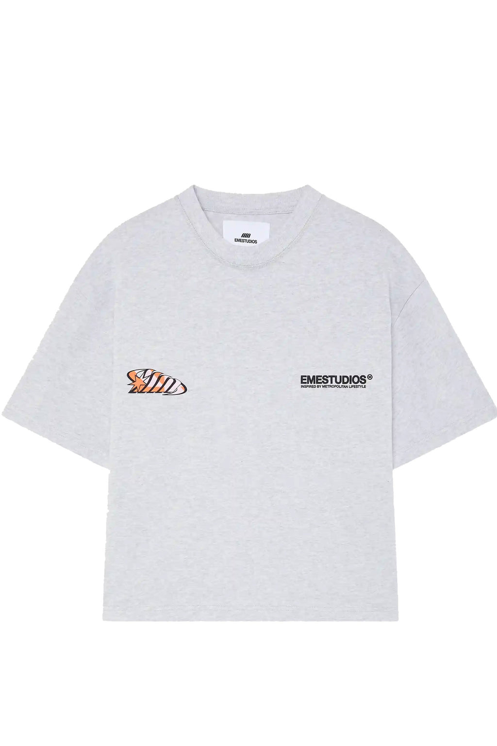 Polera Emestudios Houndstooh Grey