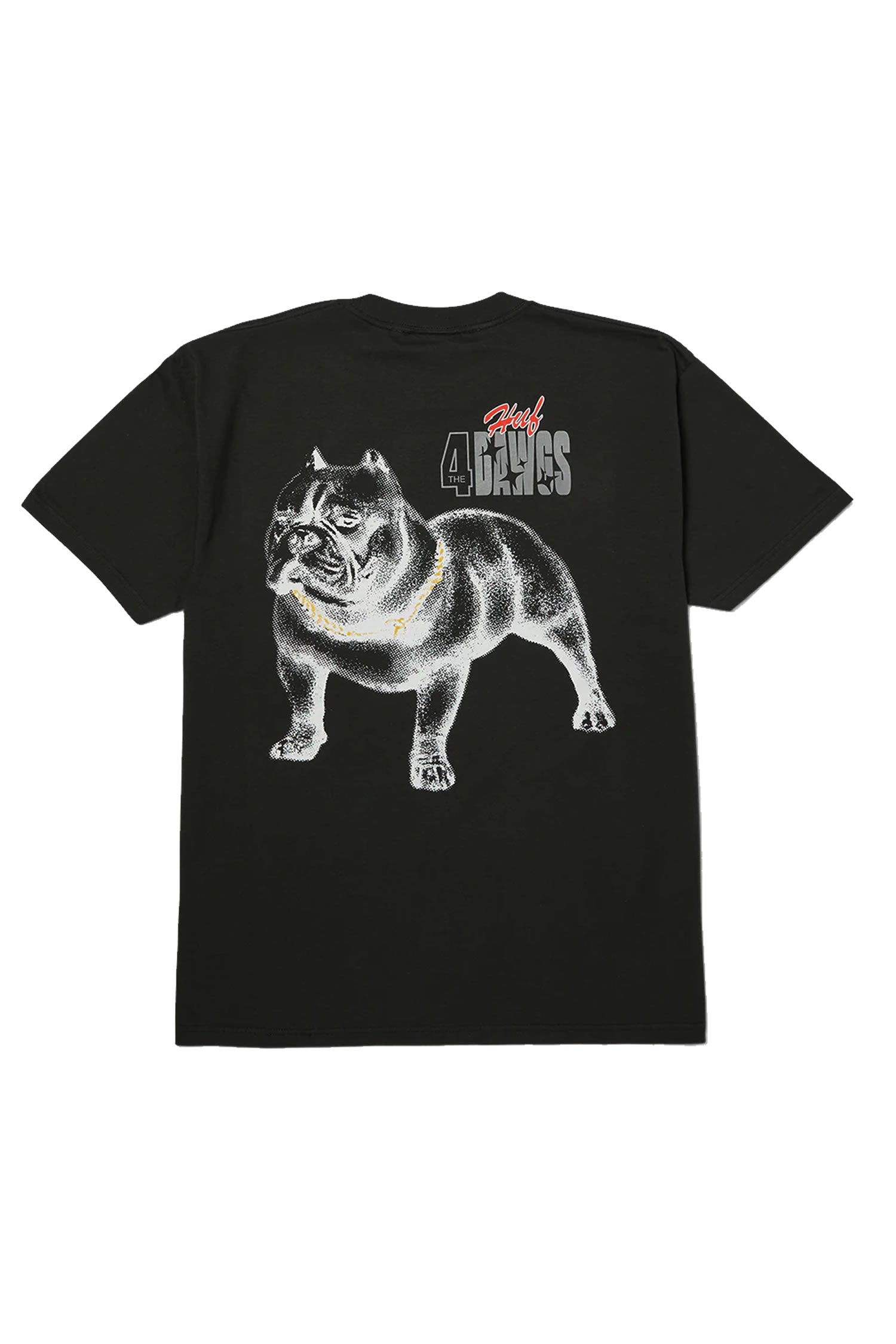 Polera HUF 4 The Dawgs Vintage Black