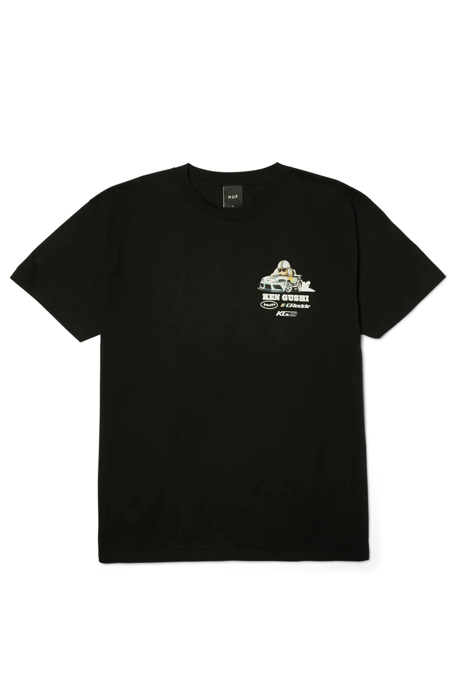 Polera HUF x GReddy Gushi Negra