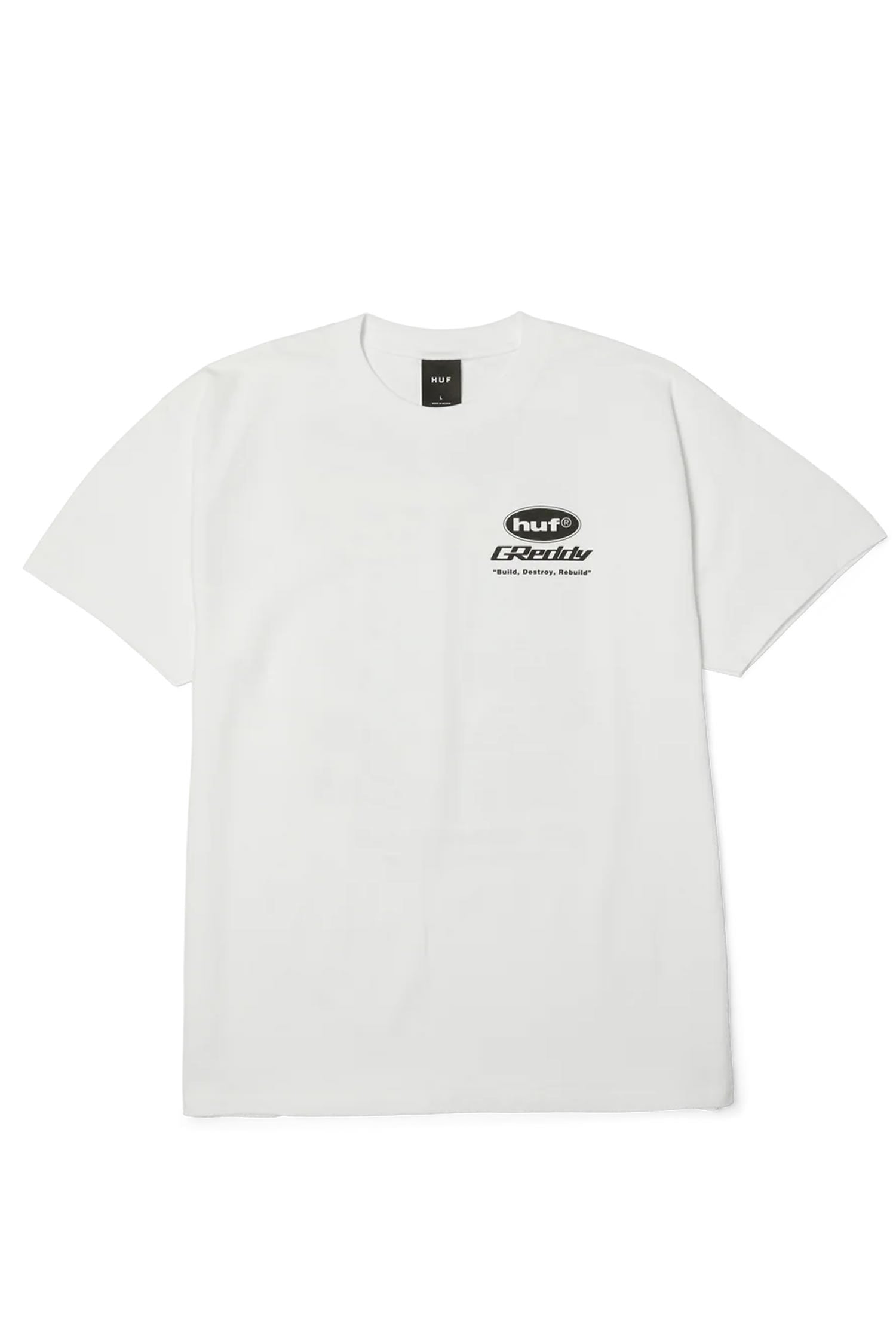 Polera HUF x GReddy Parts Blanca