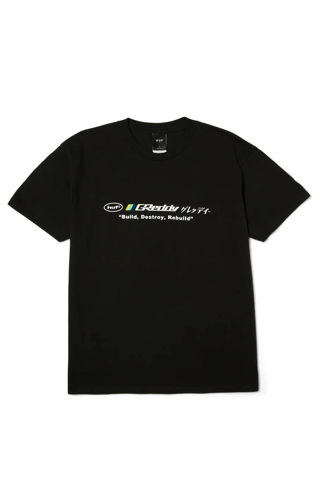 Polera HUF x GReddy Motors Negra