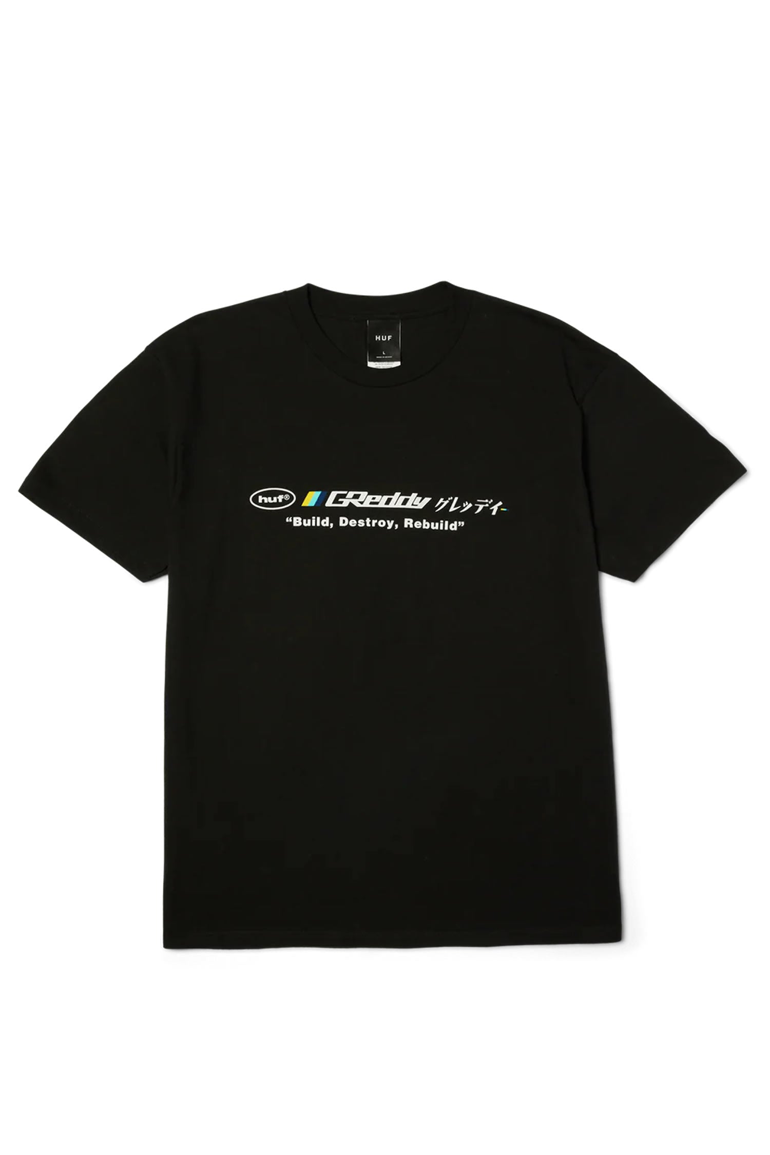 Polera HUF x GReddy Motors Negra
