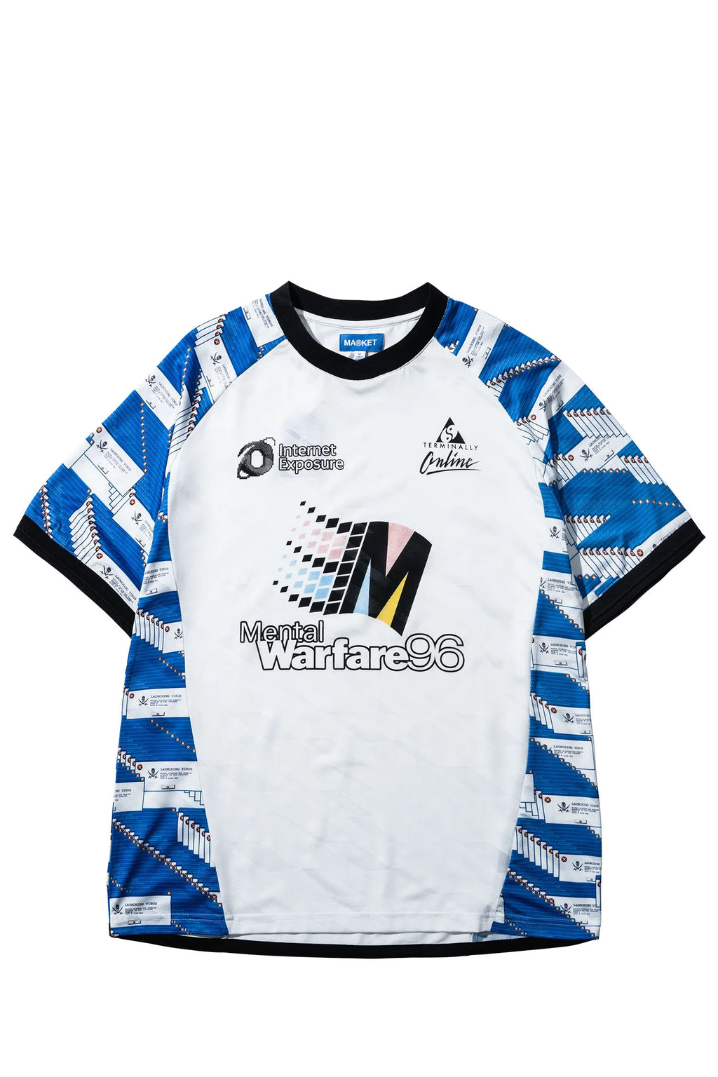 Camiseta Market Terminally Online Soccer Blanco