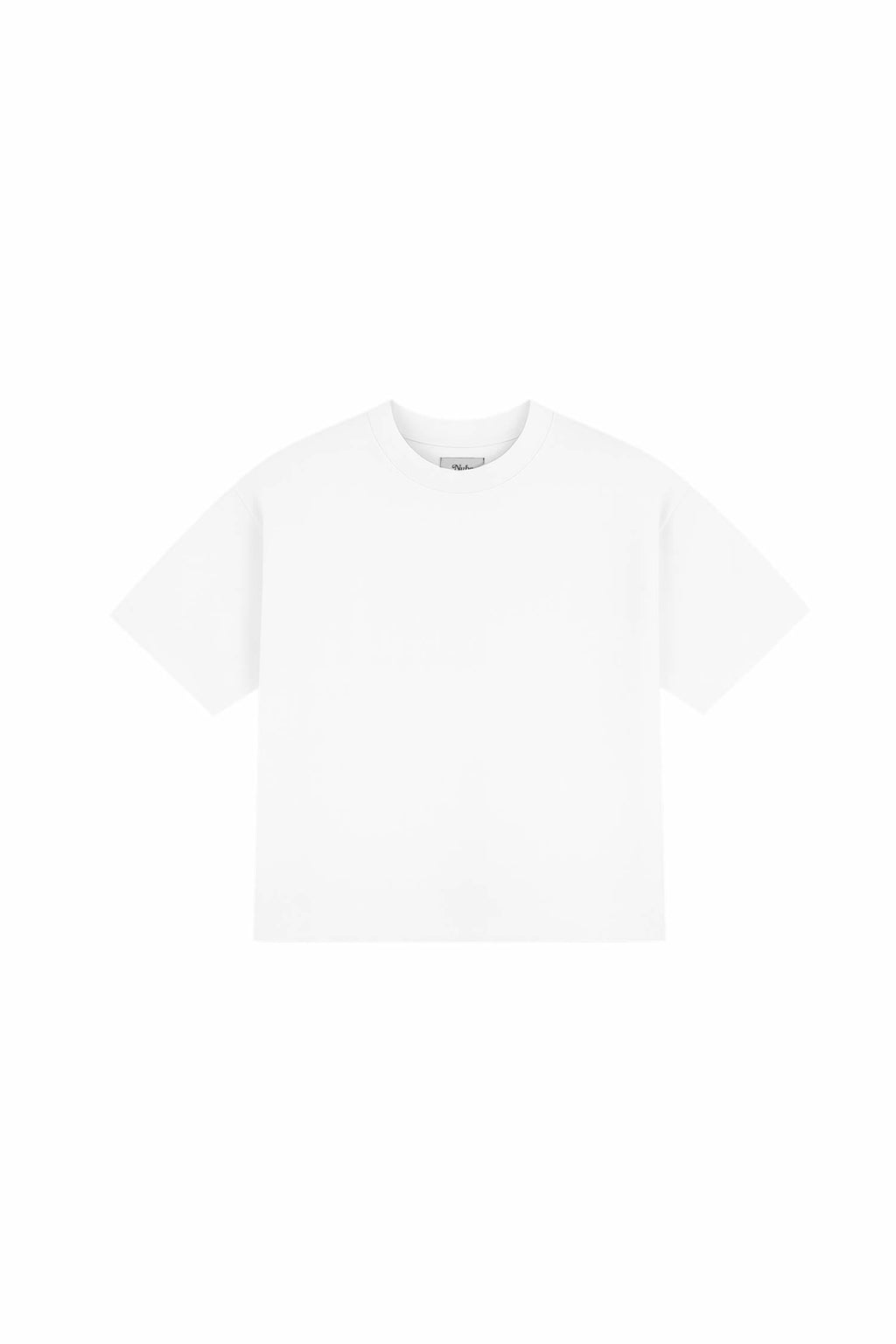 Polera Nube Basica Boxy Blanca