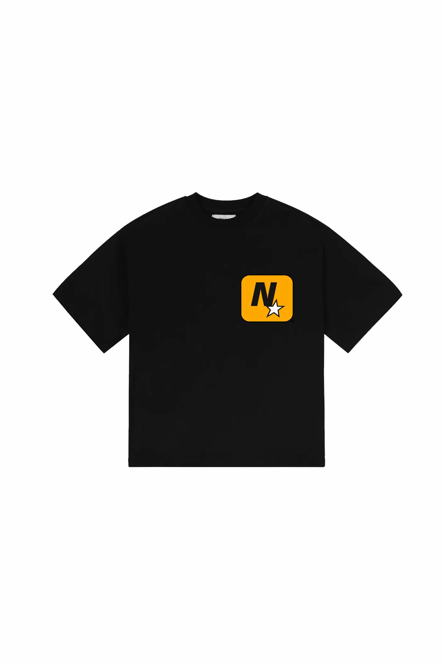 Polera Nube San Andreas Boxy Negra