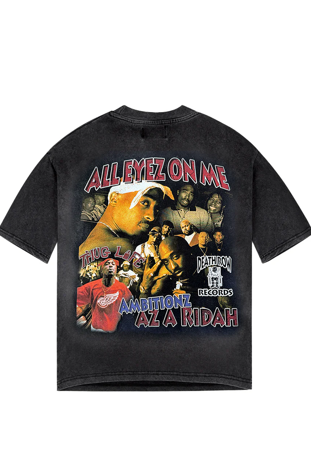 Polera Old Times Now 2Pac Washed