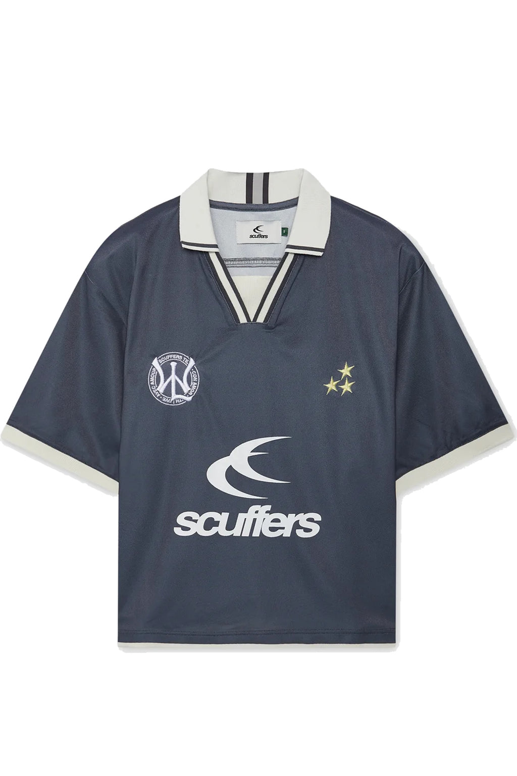 Polera Scuffers Podium Football Gris