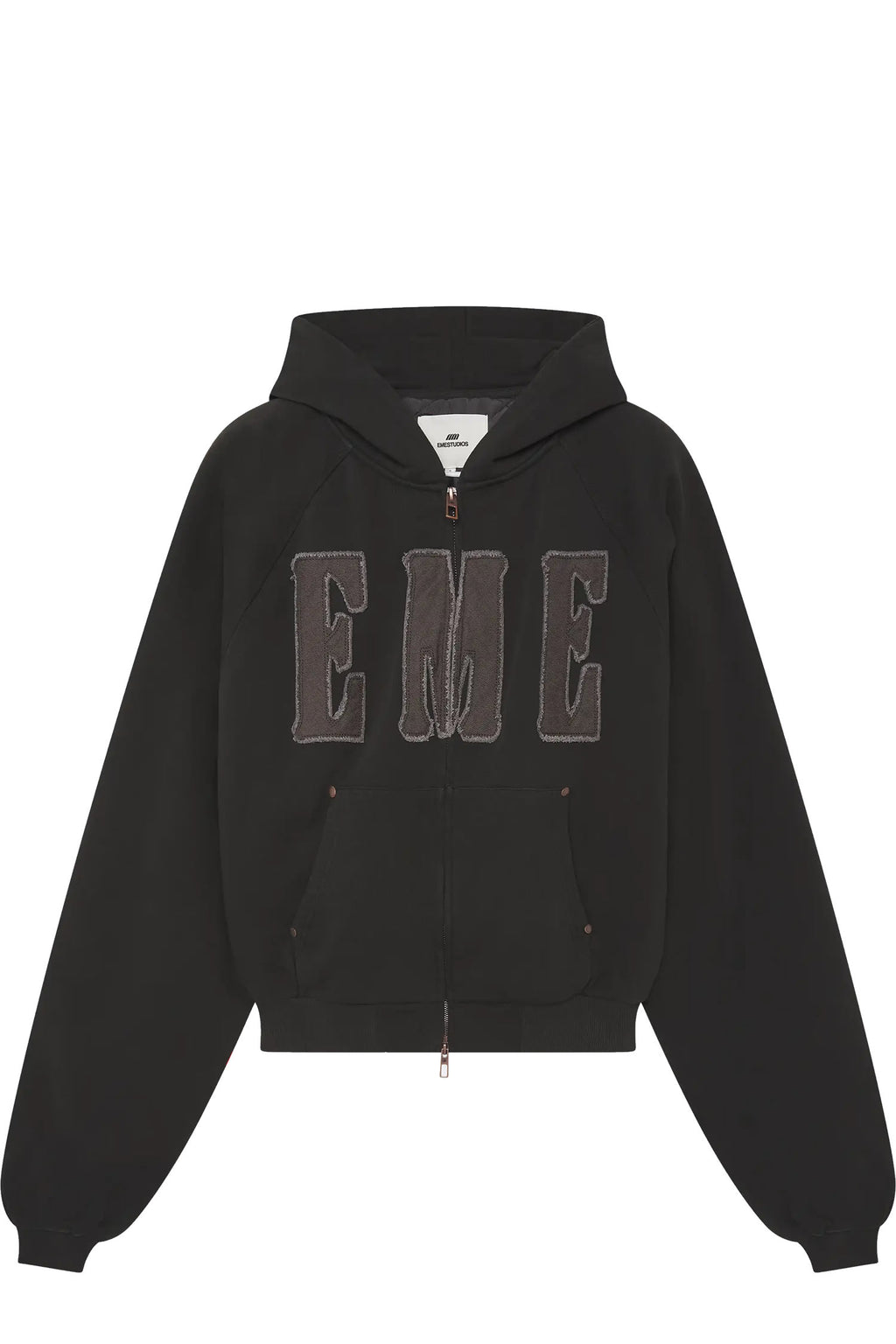 Poleron Emestudios Full Zip Desire Black