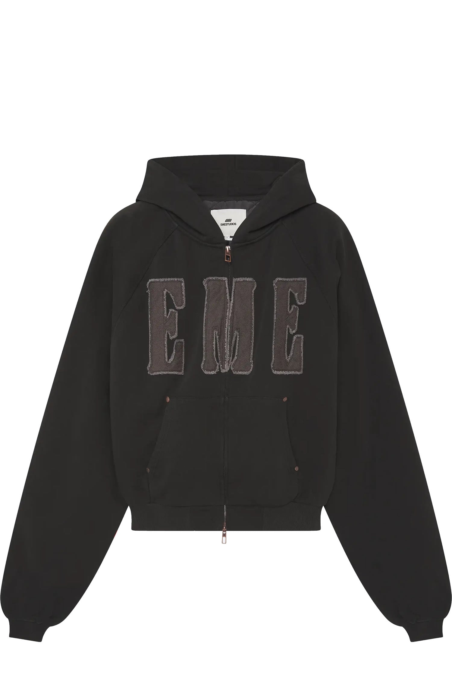 Poleron Emestudios Full Zip Desire Black