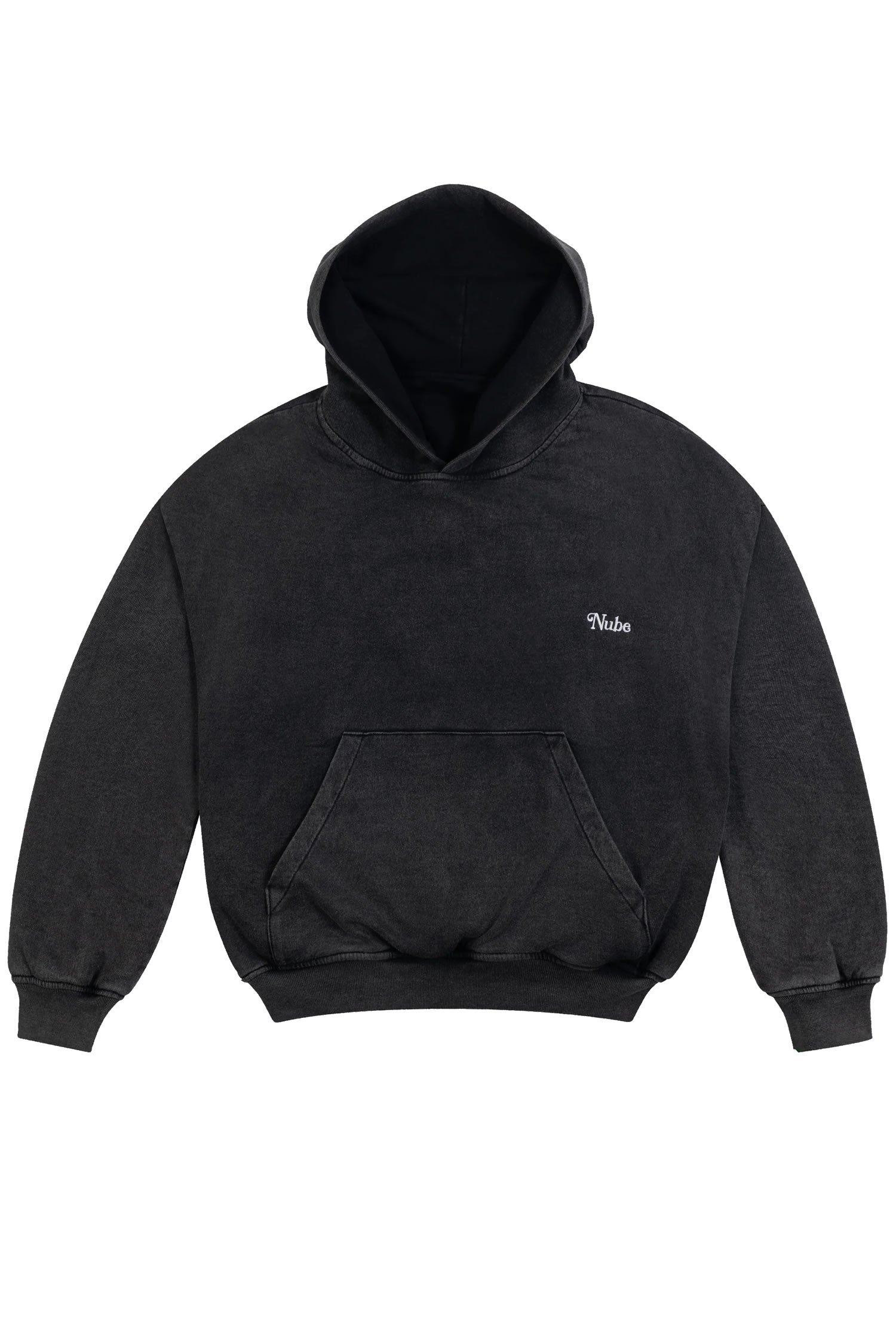 Poleron Nube Basico Washed Black