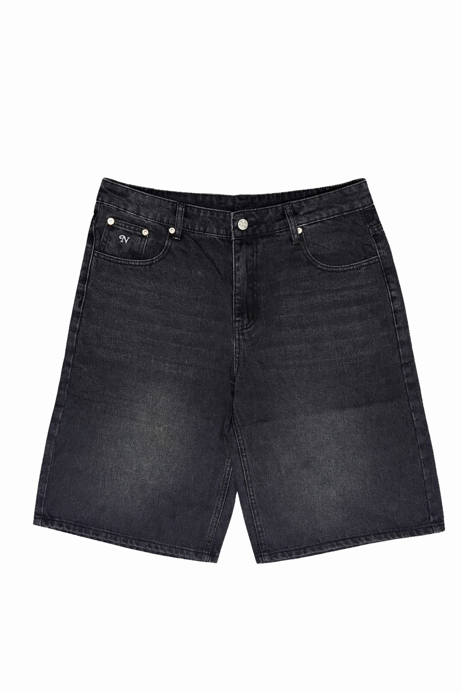 Short Nube Small N Baggy Negro Washed