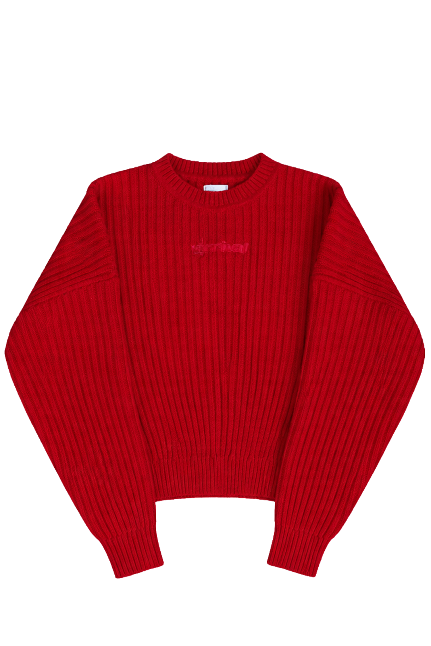 Sweater Arrival Rib Rojo